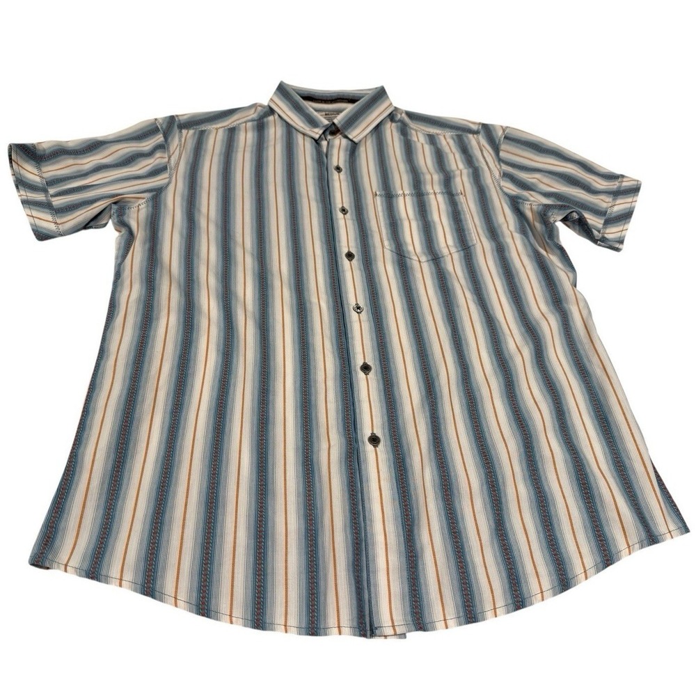 Kuhl Mens Medium Shirt Button Down Short Sleeve Western Hiking Travel Outdoor